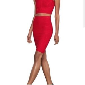 Red BCBG Bandage Skirt ❤️